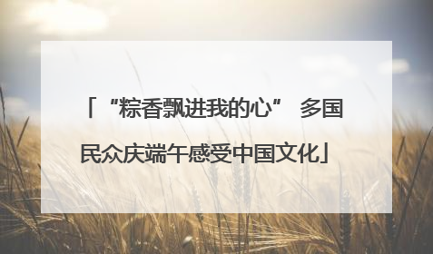 “粽香飘进我的心” 多国民众庆端午感受中国文化