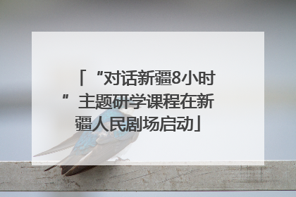 “对话新疆8小时”主题研学课程在新疆人民剧场启动