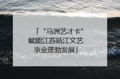 “马洲艺才卡”赋能江苏靖江文艺事业蓬勃发展