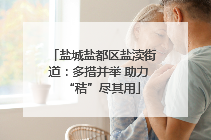 盐城盐都区盐渎街道：多措并举 助力“秸”尽其用