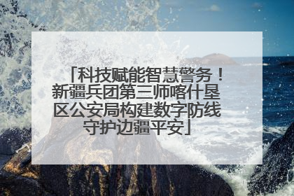 科技赋能智慧警务！新疆兵团第三师喀什垦区公安局构建数字防线守护边疆平安
