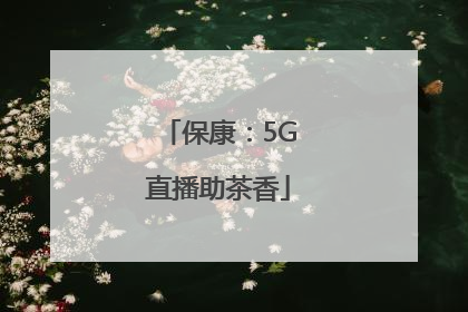 保康：5G直播助茶香