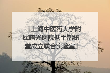 上海中医药大学附属曙光医院携手鹊秘堂成立联合实验室