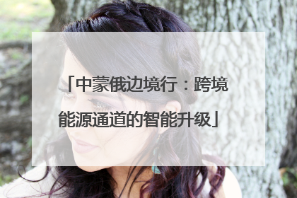 中蒙俄边境行：跨境能源通道的智能升级