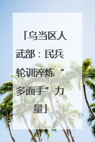 乌当区人武部：民兵轮训淬炼“多面手”力量