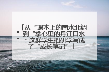 从“课本上的南水北调”到“掌心里的丹江口水”：这群学生把研学写成了“成长笔记”