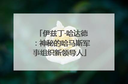 伊兹丁·哈达德：神秘的哈马斯军事组织新领导人