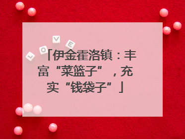 伊金霍洛镇：丰富“菜篮子”，充实“钱袋子”