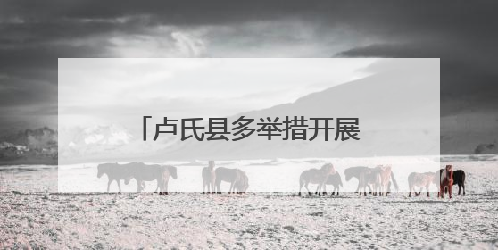 卢氏县多举措开展禁毒集中宣传 筑牢全民禁毒防线