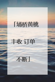 埇桥黄桃丰收 订单不断