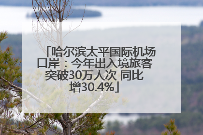 哈尔滨太平国际机场口岸：今年出入境旅客突破30万人次 同比增30.4%