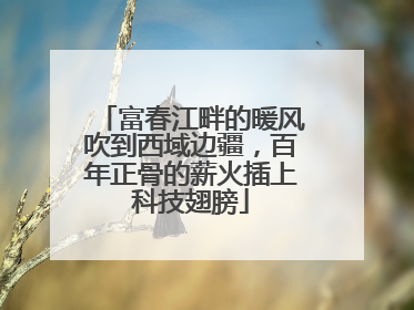 富春江畔的暖风吹到西域边疆，百年正骨的薪火插上科技翅膀