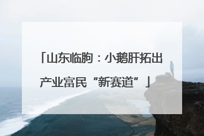 山东临朐：小鹅肝拓出产业富民“新赛道”