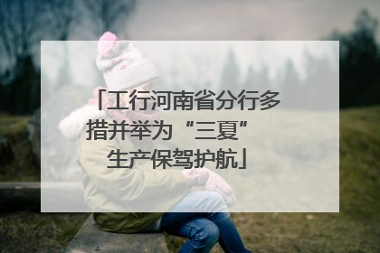 工行河南省分行多措并举为“三夏” 生产保驾护航