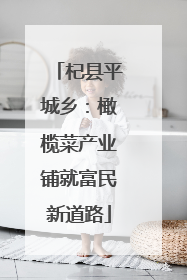 杞县平城乡：橄榄菜产业铺就富民新道路