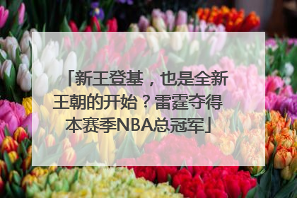 新王登基，也是全新王朝的开始？雷霆夺得本赛季NBA总冠军