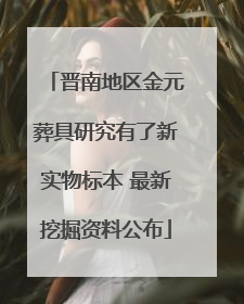 晋南地区金元葬具研究有了新实物标本 最新挖掘资料公布
