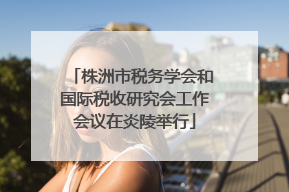 株洲市税务学会和国际税收研究会工作会议在炎陵举行