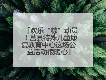 欢乐“粽”动员！莒县特殊儿童康复教育中心这场公益活动很暖心