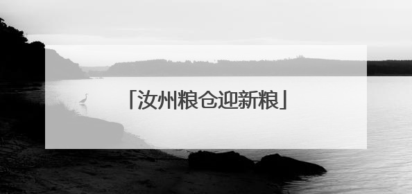 汝州粮仓迎新粮