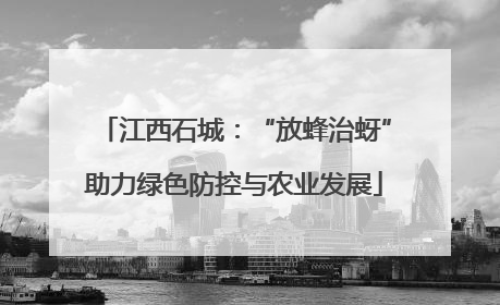 江西石城：“放蜂治蚜”助力绿色防控与农业发展
