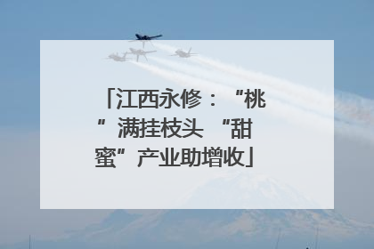 江西永修：“桃”满挂枝头 “甜蜜”产业助增收