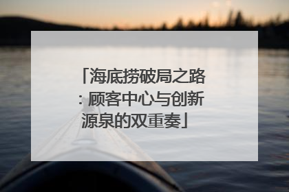 海底捞破局之路：顾客中心与创新源泉的双重奏