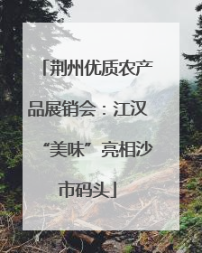 荆州优质农产品展销会：江汉“美味”亮相沙市码头