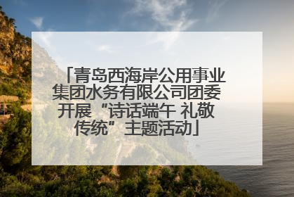 青岛西海岸公用事业集团水务有限公司团委开展“诗话端午 礼敬传统”主题活动