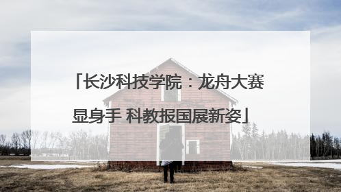 长沙科技学院：龙舟大赛显身手 科教报国展新姿