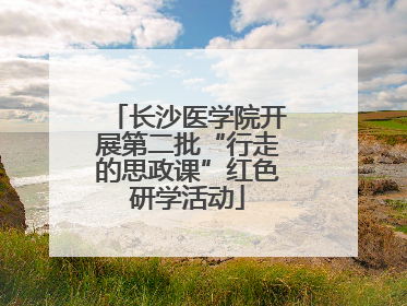 长沙医学院开展第二批“行走的思政课”红色研学活动