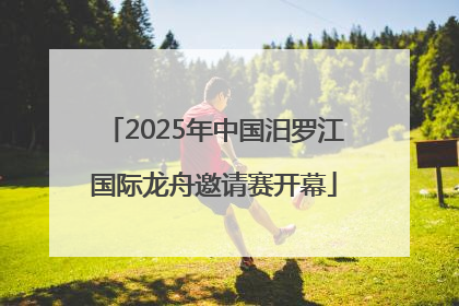 2025年中国汨罗江国际龙舟邀请赛开幕