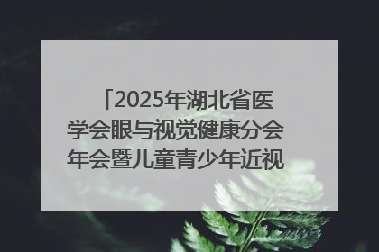 2025年湖北省医学会眼与视觉健康分会年会暨儿童青少年近视防控研讨会在荆召开