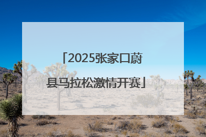 2025张家口蔚县马拉松激情开赛