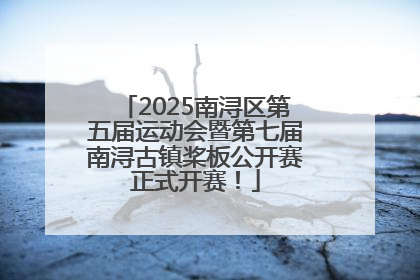 2025南浔区第五届运动会暨第七届南浔古镇桨板公开赛正式开赛！